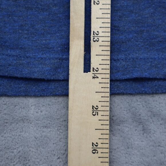 5TH Ocean Shirt Womens L Blue Chicago Cubs Short Sleeve VNeck Knit Casual Tee - Picture 6 of 16